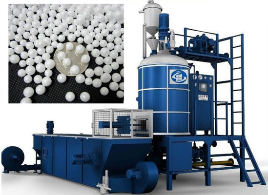 청색/녹색 EPS EPP 폼링 전 확장기 기계 자동 외말